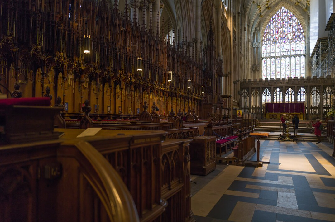 medieval church interior