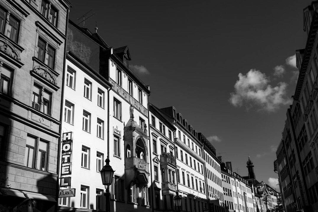 munich streets historical view