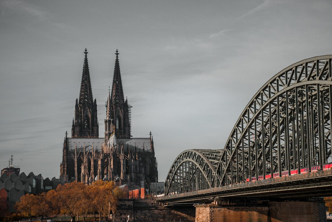 medieval cologne city view